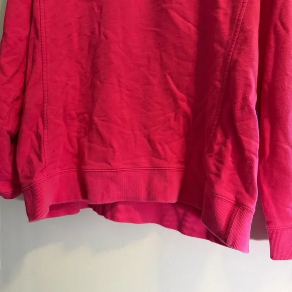 Vineyard Vines Pink Quarter Zip Pullover Women’s Large Blue Whale Logo Preppy - Picture 3 of 11